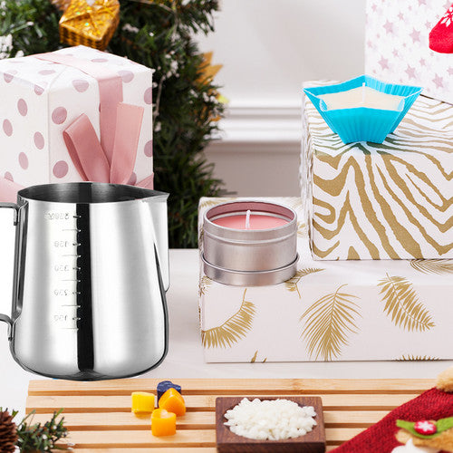 DIY Candle Making Kit | 1KG Wax Bean | Electric Wax Melter | Pouring Pot | Thermometer