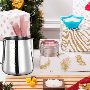 DIY Candle Making Kit | 1KG Wax Bean | Electric Wax Melter | Pouring Pot | Thermometer