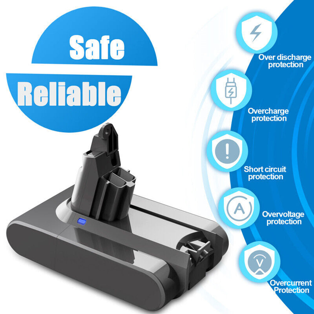 9900MAH For Dyson V6 Battery | SV03 SV04 SV09 DC58 DC59 DC61 DC62 DC74 | V6 Animal