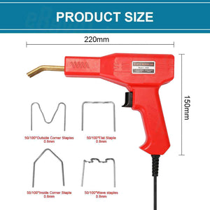 Plastic Welder Garage Tool | Hot Staple Bumper Repair Welding Machine Kit