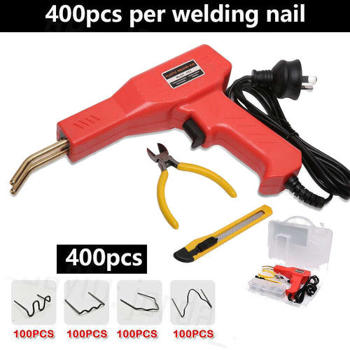 Plastic Welder Garage Tool | Hot Staple Bumper Repair Welding Machine Kit