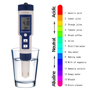 5-in-1 PH Meter | Water Quality Tester Pen | Bestway Surface Skimmer