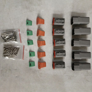 Deutsch DT Connector Kit | 5 Sets | 6 Way Pin | Male/Female Electrical Plug | Waterproof