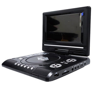 7-Inch Portable DVD Player | HD LCD Screen | 270-Degree Rotation | CD Card Compatible