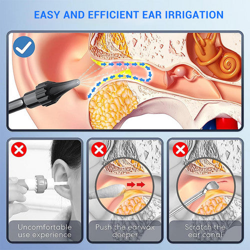 Automatic Ear Wax Removal USB Electric Ear Cleaner Washer | Irrigation Flushing | AU