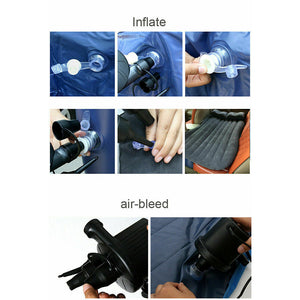 Inflatable Car Back Seat Mattress | Portable Camping Travel Air Bed