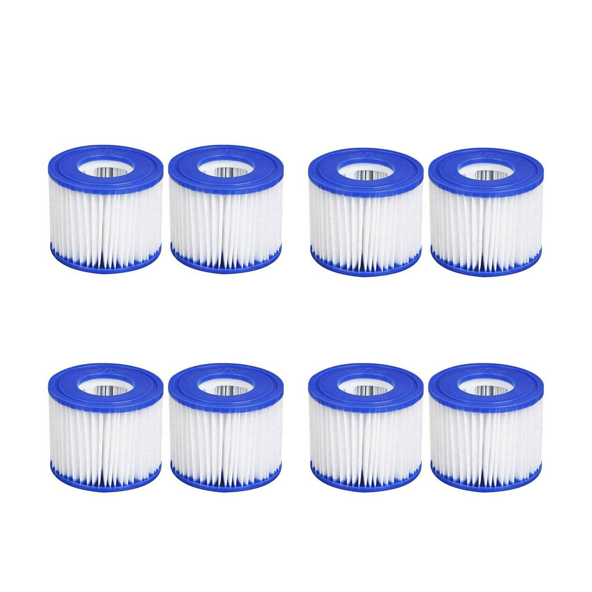 8PCS Replacement Bestway VI Filter Cartridge | Inflatable Lay-Z-Spa Filters | 58323
