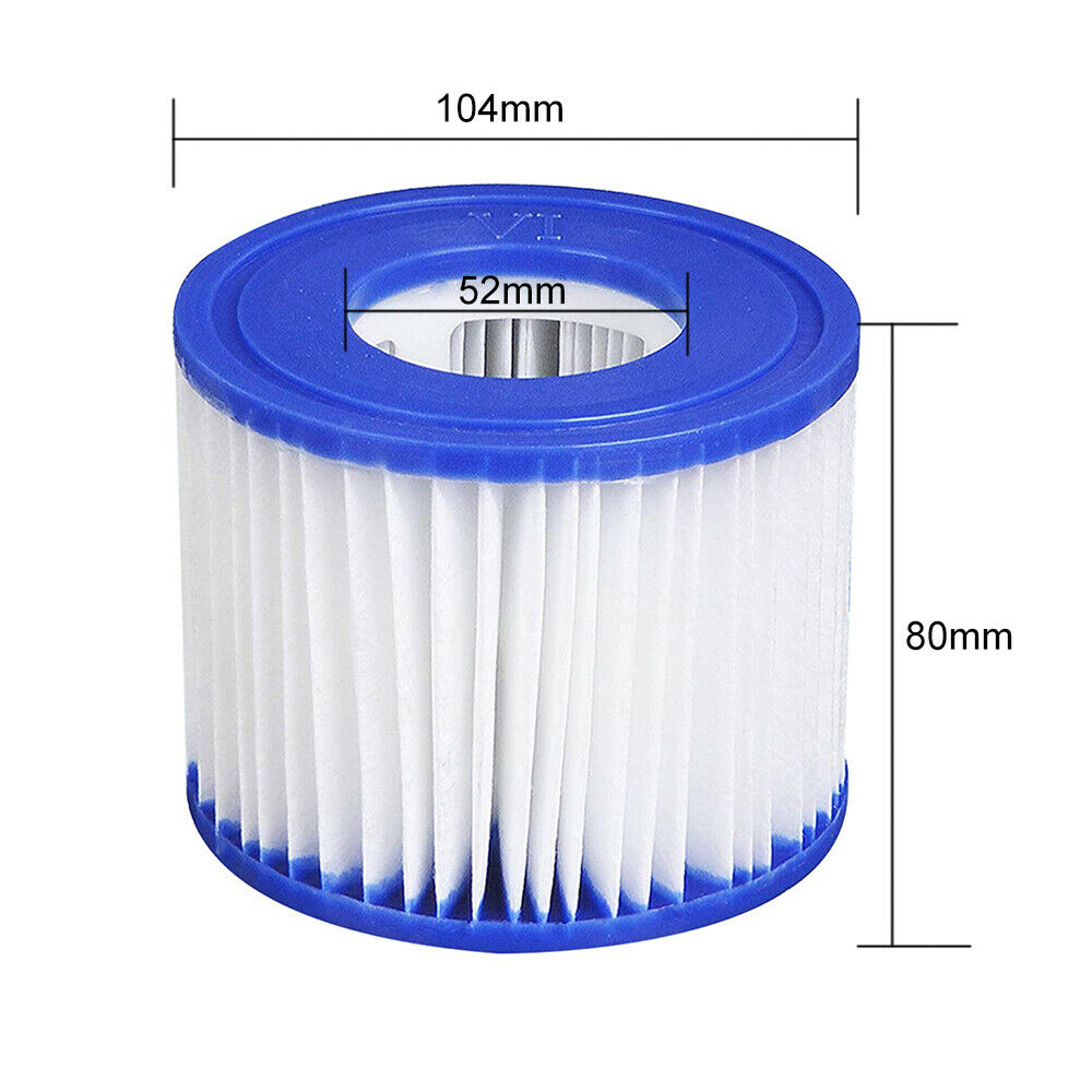 8PCS Replacement Bestway VI Filter Cartridge | Inflatable Lay-Z-Spa Filters | 58323