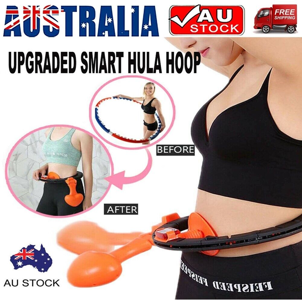 Smart Auto-Spinning Hula Hoop | Lose Weight Exercise | Detachable Portable LCD AU