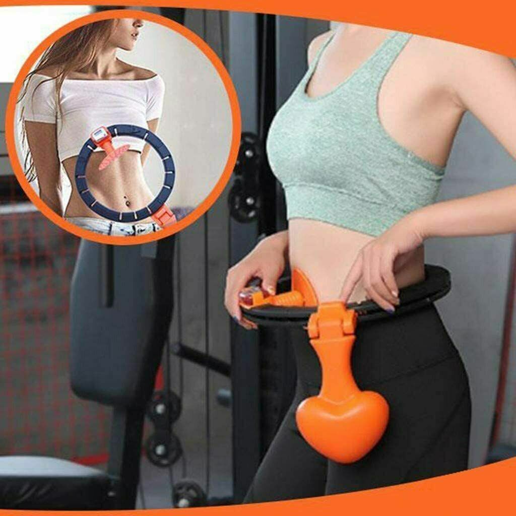 Smart Auto-Spinning Hula Hoop | Lose Weight Exercise | Detachable Portable LCD AU