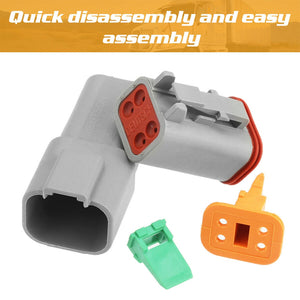 600PCS Deutsch DT Connector Plug Kit | With Genuine Deutsch Crimp Tool | Auto Marine