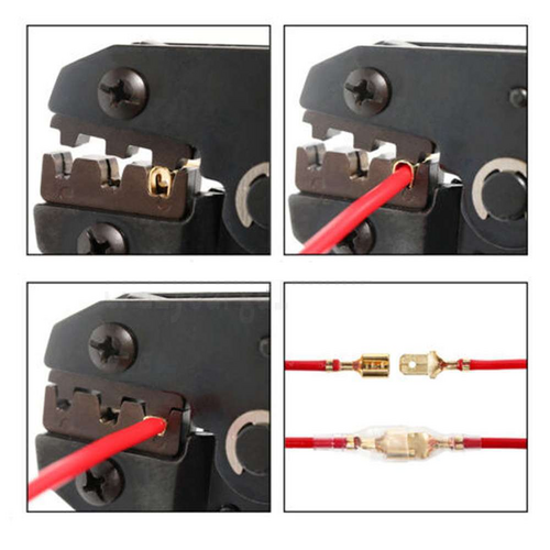 Assorted Waterproof Insulated Electrical Wiring Connectors | Crimp Terminals | Pliers