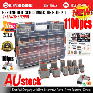 AU 1000 PCS Deutsch DT Connector Kit | 14-16AWG Stamped Contacts | 1100PCS UPGRADE