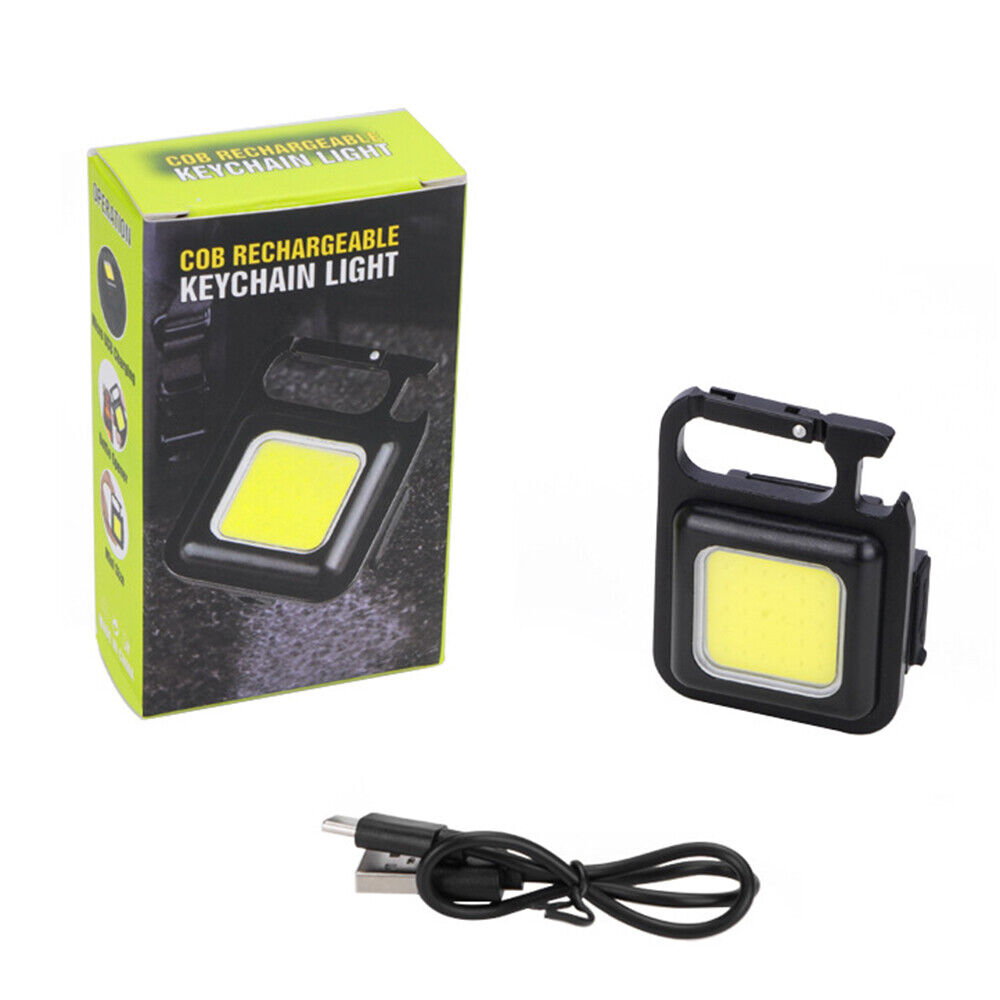 Mini Waterproof Rechargeable LED Light | USB Flashlight Lamp | Torch Pocket Keychain