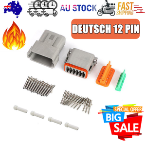 Deutsch 12-Way Electrical Connector | Waterproof Plug Kit | DT Series | Secure Connection