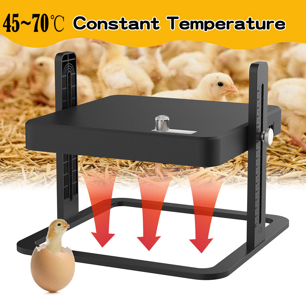 40°C to 70°C Adjustable Chick Brooder Heating Plate | Chicken Coop Duck Poultry Brooder