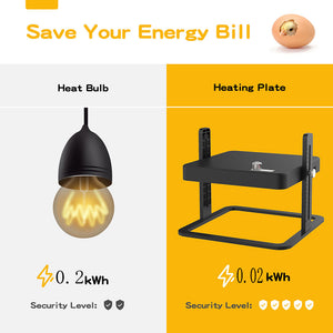 40°C to 70°C Adjustable Chick Brooder Heating Plate | Chicken Coop Duck Poultry Brooder