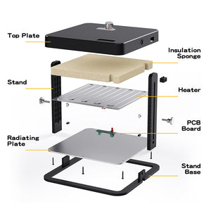 40°C to 70°C Adjustable Chick Brooder Heating Plate | Chicken Coop Duck Poultry Brooder