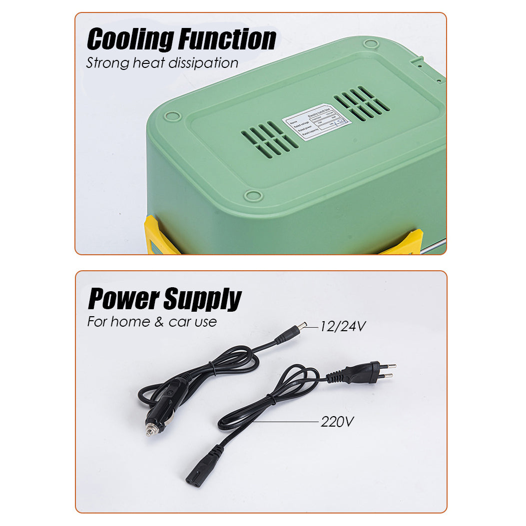 75W Electric Lunch Box | Food Warmer Heater 1.8L | Portable Leak Proof | Car | Home | AU