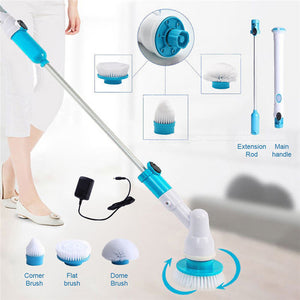 10PCS Rechargeable Spin Scrubber | Electric Turbo Scrub Cleaning Brush Kit | Cordless