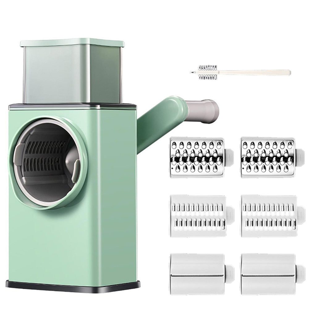Kitchen Vegetable Food Manual Rotary Drum Grater | Chopper Slicer | Fruit Cutter