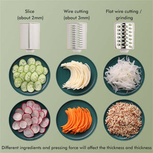 Kitchen Vegetable Food Manual Rotary Drum Grater | Chopper Slicer | Fruit Cutter