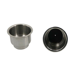 4PCS Stainless Drink Cup Holder Insert | For Boat | Car | Truck | RV | Camper | Yacht | Sofa