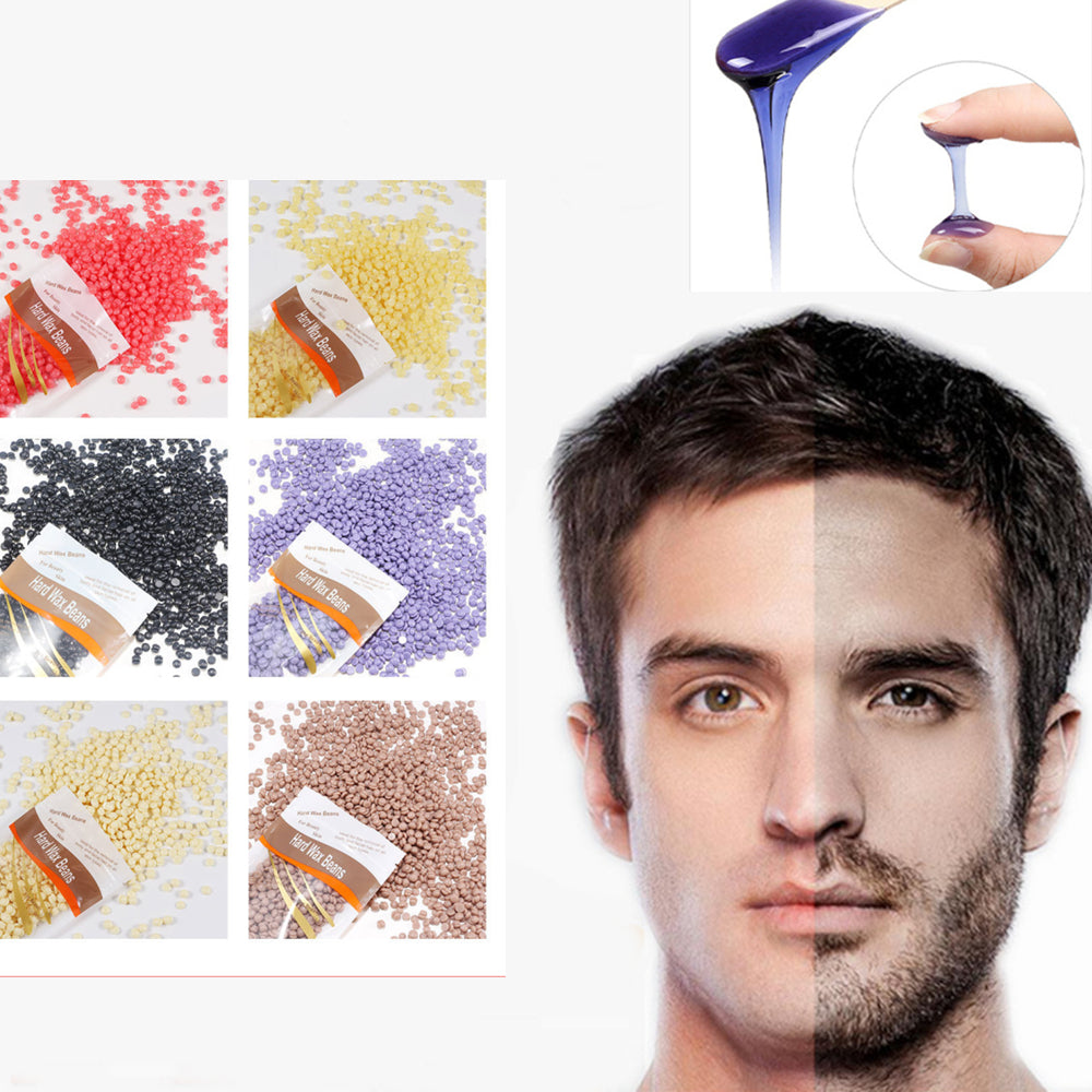 6x100g Hard Wax Beans | Remover With 20 Wooden Sticks