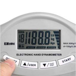 Digital Dynamometer | Hand Grip Strength Tester | Electronic Muscle Power Meter