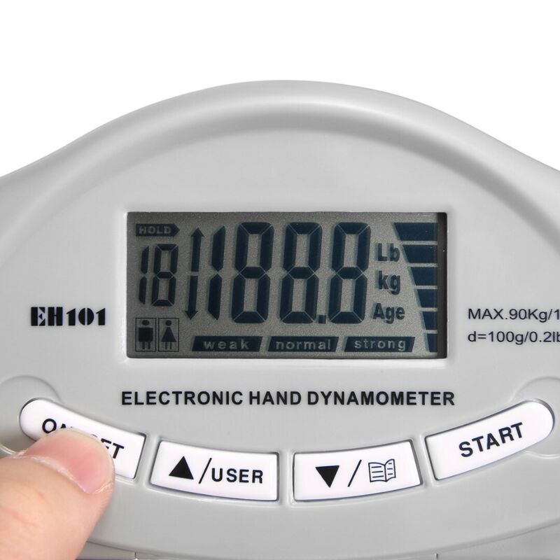 Digital Dynamometer | Hand Grip Strength Tester | Electronic Muscle Power Meter