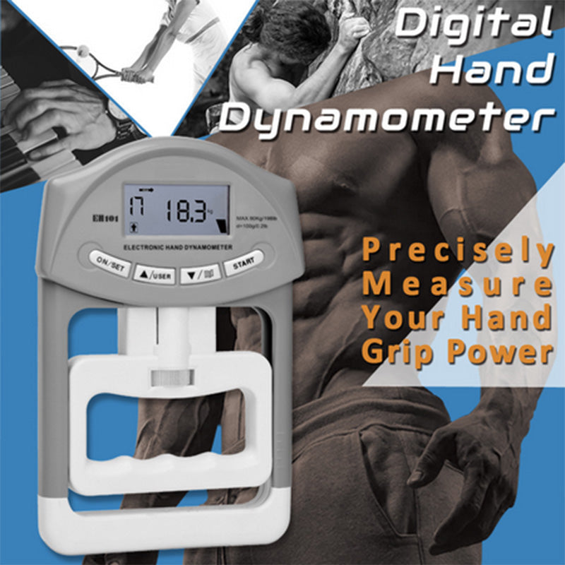 Digital Dynamometer | Hand Grip Strength Tester | Electronic Muscle Power Meter