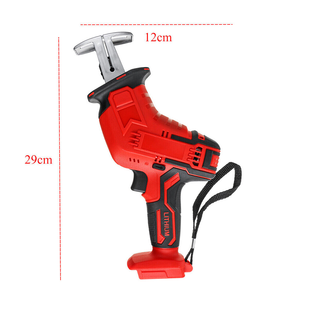 Red Cordless Electric Reciprocating Saw Cutter | With Blades for Makita Battery