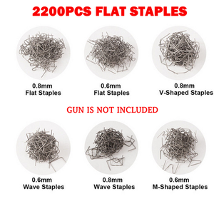 2200PCS Plastic Welder Garage Tool | Hot Staple Staplers | Bumper Repair Welding Kit