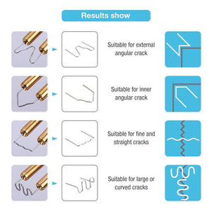 2200PCS Plastic Welder Garage Tool | Hot Staple Staplers | Bumper Repair Welding Kit
