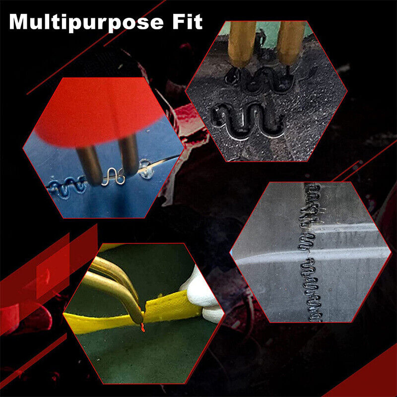 2200PCS Plastic Welder Garage Tool | Hot Staple Staplers | Bumper Repair Welding Kit