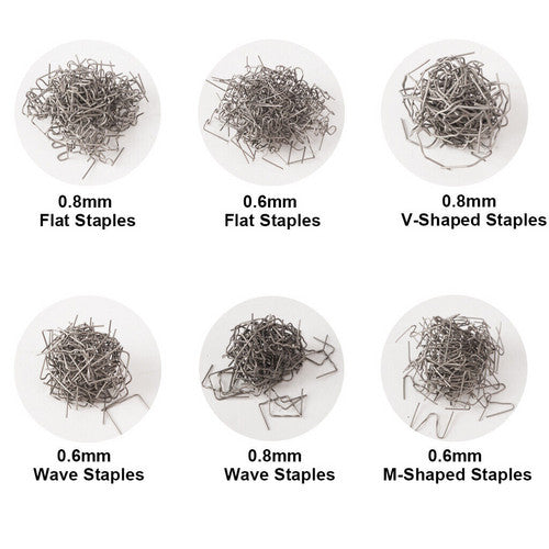 2200PCS Plastic Welder Garage Tool | Hot Staple Staplers | Bumper Repair Welding Kit