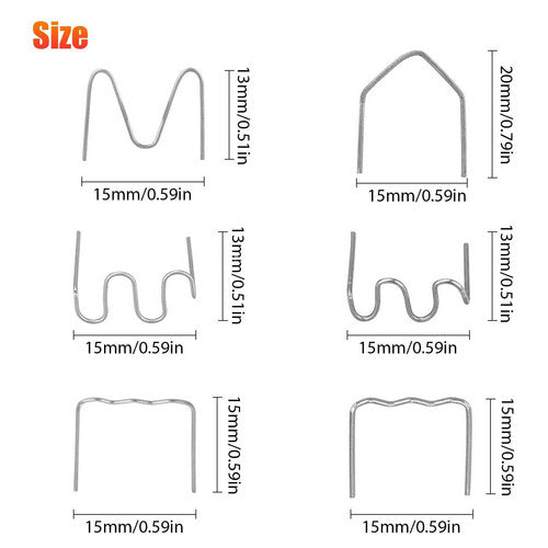 2200PCS Plastic Welder Garage Tool | Hot Staple Staplers | Bumper Repair Welding Kit