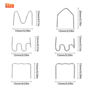 2200PCS Plastic Welder Garage Tool | Hot Staple Staplers | Bumper Repair Welding Kit