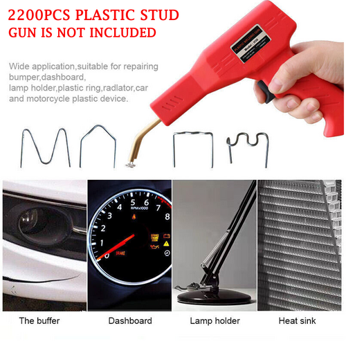 2200PCS Plastic Welder Garage Tool | Hot Staple Staplers | Bumper Repair Welding Kit