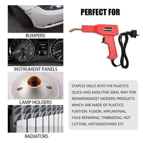 Plastic Welder Garage Tool | Hot Staple Staplers | Bumper Repair Welding Machine Kit