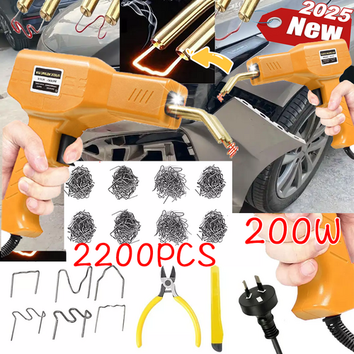 Plastic Welder Garage Tool | 200W | Hot Staplers | Bumper Repair | Crack Welding Machine