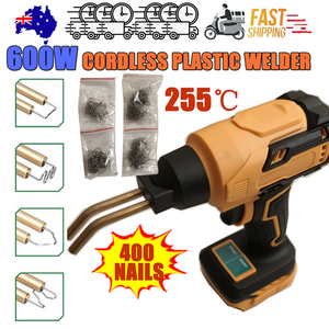 Cordless Plastic Welder Hot Stapler | Bumper Repair Welding Machine +400 Staples
