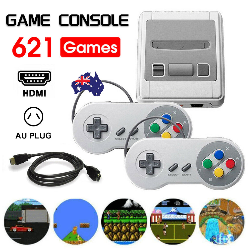 621-IN-1 Retro Classic Mini Game Console | HDMI + 2 Controllers