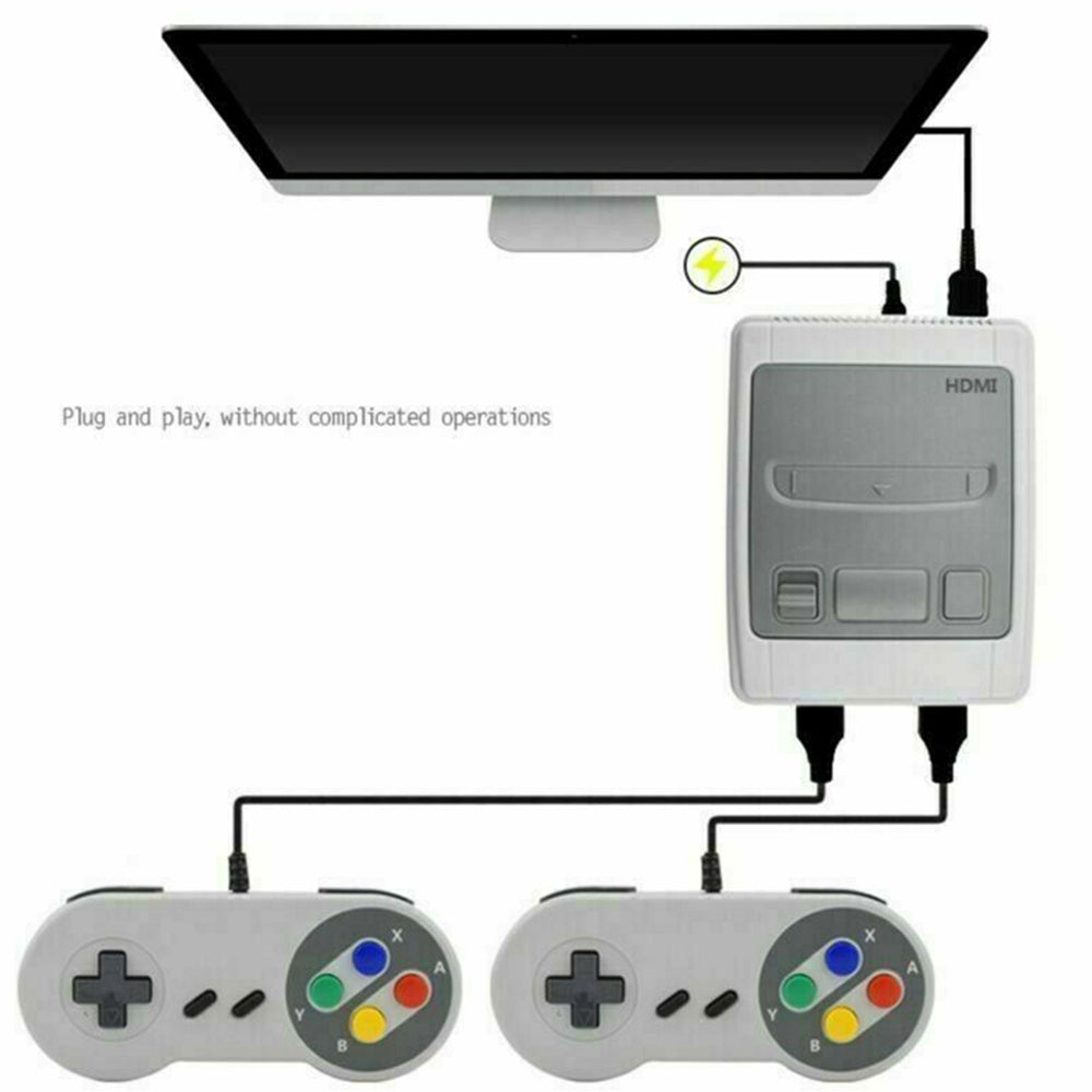 621-IN-1 Retro Classic Mini Game Console | HDMI + 2 Controllers