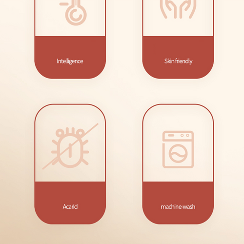 Double-Side Flannel Heated Electric Throw Rug Blanket | Fast Heating | Warm | Washable | RED