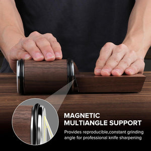 Rolling Knife Sharpener Kit | Straight Edge Roller Knife Sharpening Gift Set