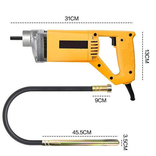 Electric Concrete Cement Vibrator | 1800W Handheld | With Flexible Hose