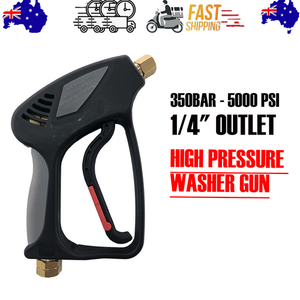 1/4'' High Pressure Washer Gun | 350BAR/5000PSI | Power Wash Foam Spray Gun