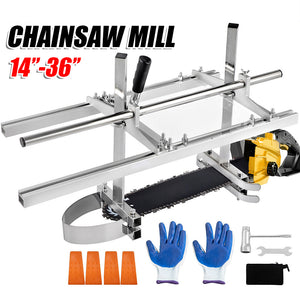 Chainsaw Mill for Saws | 14"-36" Bar | Furniture Making Wood Cutting | Aluminum Steel