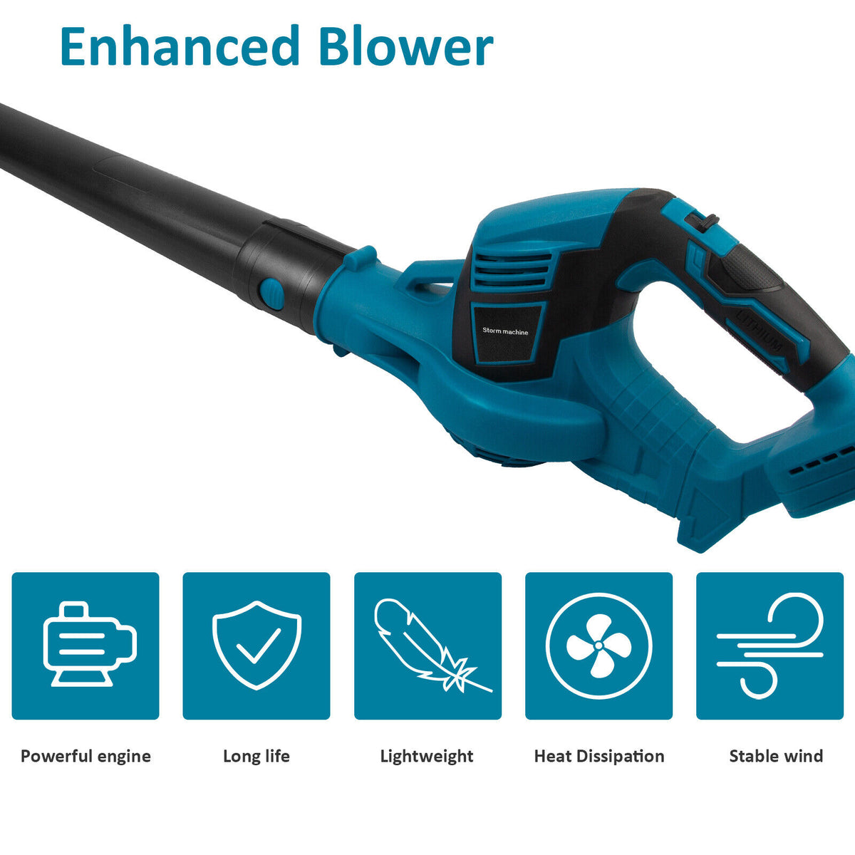 Cordless Leaf Blower | Lightweight Garden Dust Tools | Makita 18V Battery | AU